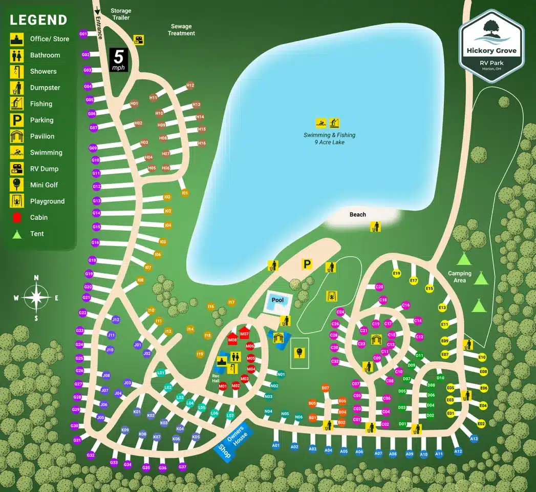 camping marion ohio​